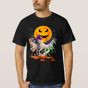 Camiseta Zombie Mummy Witse Cavalo do Pumpkin Pumpkin Horro