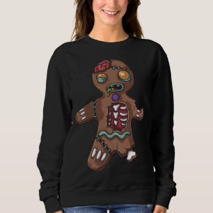 Camiseta Zombie Natal Gingerpão Homem Engraçado X Mas Holid