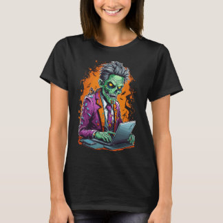 Camiseta Zombie no Cubicle | Halloween