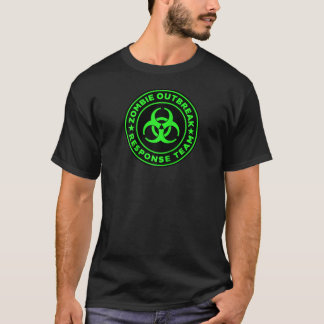 Camiseta Zombie Outbreak Response Team Engraçado Zombie Apo