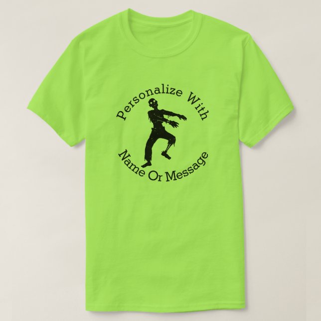 Camiseta Zombie PERSONALIZADA (Frente do Design)