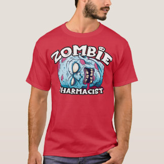 Camiseta Zombie PHARMACIST Halloween Simples Figurino