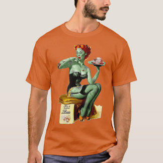 Camiseta Zombie Pin Up Girl Halloween