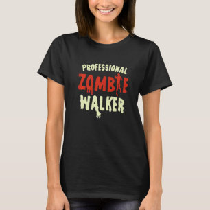 Camiseta Zombie profissional Walker Halloween, cadáver mort