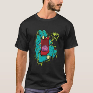 Camiseta Zombie Proposta de Casamento de Mão Envolvida Peça