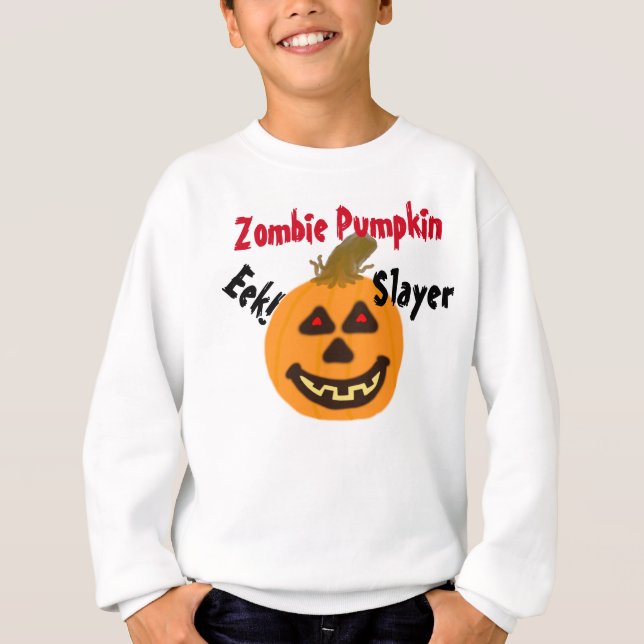 Camiseta Zombie Pumpkin Slayer (Frente)