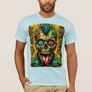 Camiseta Zombie Punk Riot