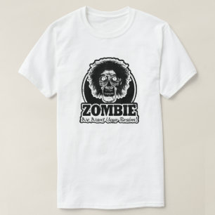 Camiseta ZOMBIE Queremos Seus Cérebros Ver.3 Preto e Branco