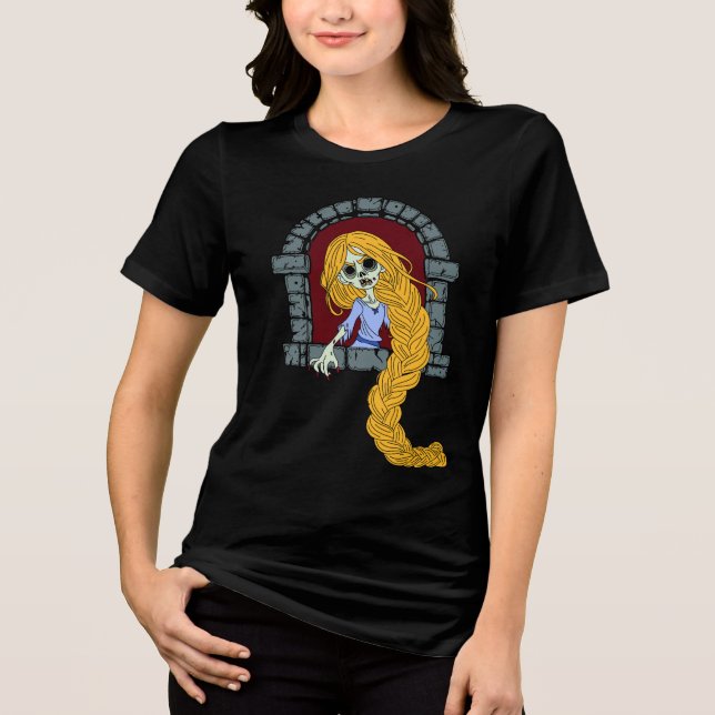 Camiseta Zombie Rapunzel (Frente)