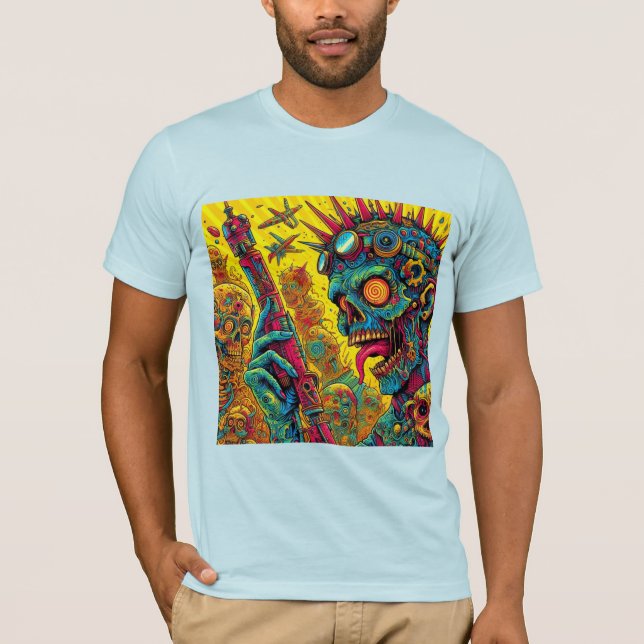 Camiseta Zombie Rebellion: (Frente)