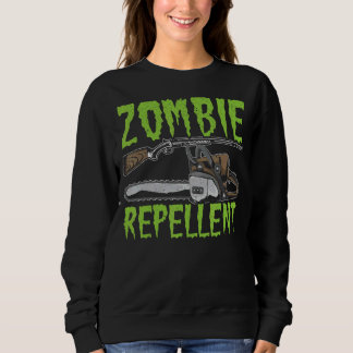Camiseta Zombie Repellent Feliz Truque De Halloween Ou Trat