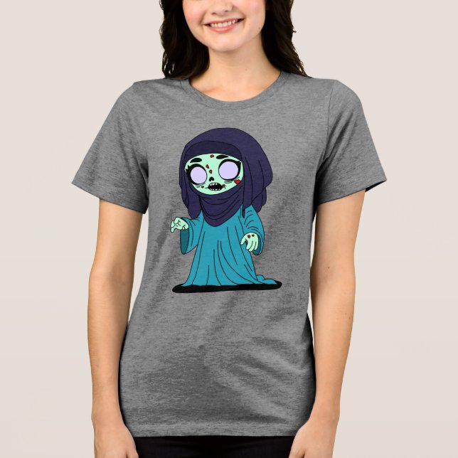 Camiseta Zombie saudita e bonita (Frente)