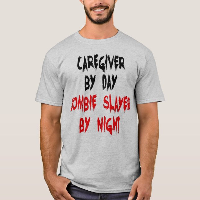 Camiseta Zombie Slayer Cuidador (Frente)