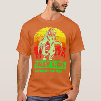 Camiseta Zombie Sloth Engraçado Não Precisa Correr No Hallo