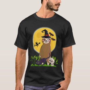 Camiseta Zombie Sloth Scary Cat Halloween
