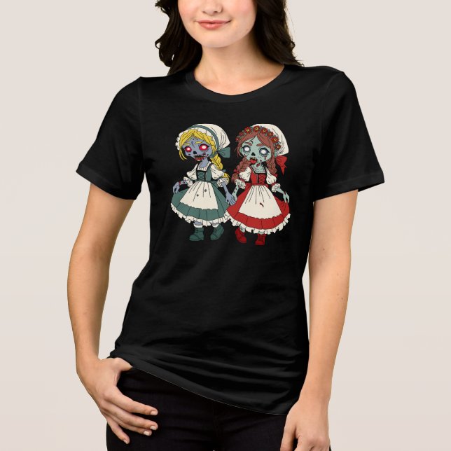 Camiseta Zombie Snow-White and Rose-Red (Frente)