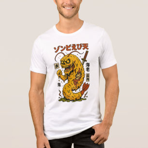 Camiseta Zombie Tempura Shrimp - Pau Japonês Cawaii assusta