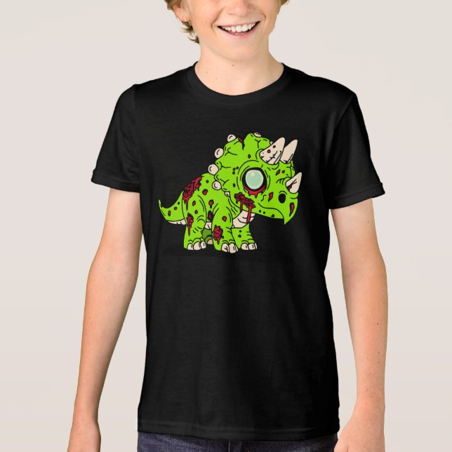 Camiseta Zombie Triceratops (Frente)