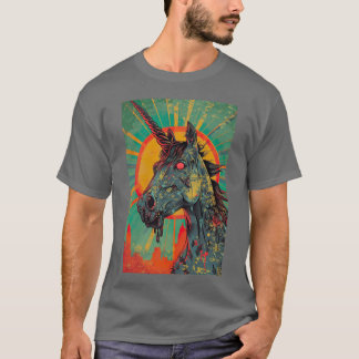 Camiseta Zombie Unicorn Zombiecorn vintage