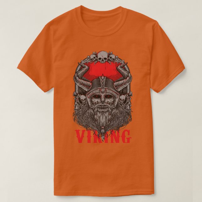 Camiseta Zombie Viking 3 (Frente do Design)