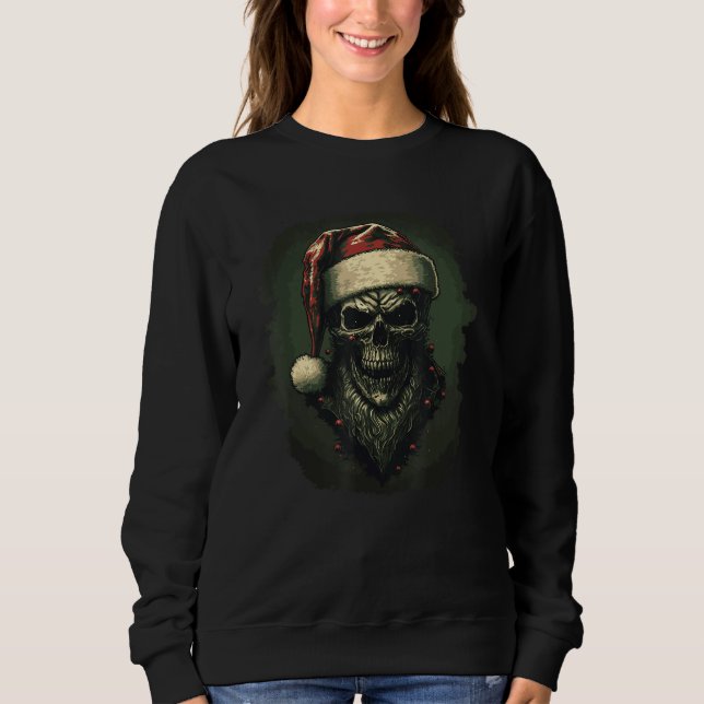 Camiseta Zombie with Santa Hat (Frente)