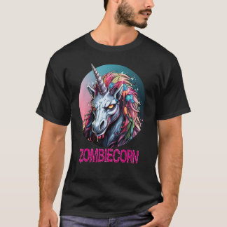 Camiseta Zombiecorn Zombie Unicorn Adoro Brainbows