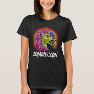Camiseta Zombiecorn Zombie Zombie Unicorn Halloween