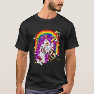 Camiseta Zombiecorn Zombie Zombie Unicorn Halloween