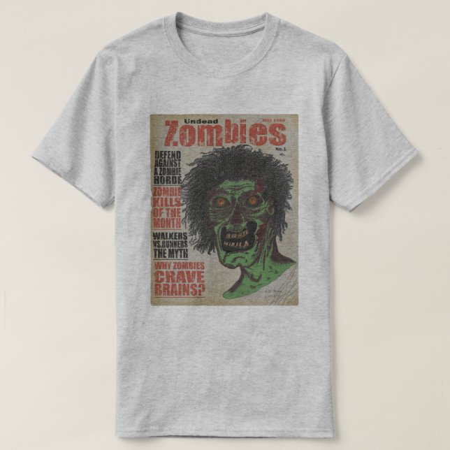 Camiseta ZOMBIES - A Revista (Frente do Design)