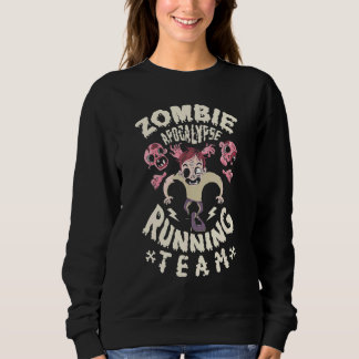 Camiseta Zombies Apocalypse Correndo Equipe Assustadora Fel