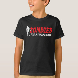 Camiseta Zombies ate my homework