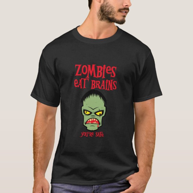 Camiseta Zombies Eat Brains (Frente)