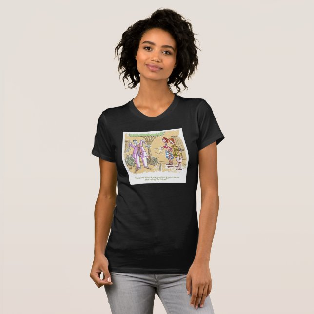 Camiseta Zombies se vestem melhores mulheres bella canvas T (Frente Completa)