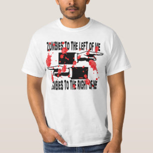 Camiseta Zombis toda em torno de mim