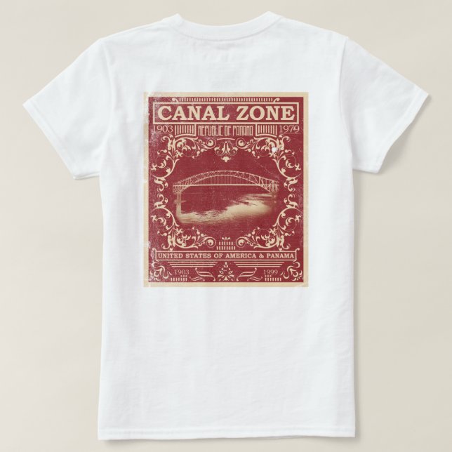 Camiseta Zona Canal (Verso do Design)