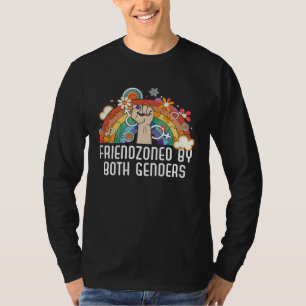 Camiseta Zona de amizade por ambos os gêneros Orgulho bisse