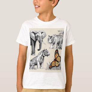 Camiseta Zona de conservação da fauna selvagem ameaçada