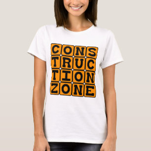 Camiseta Zona de Construção, Área de Capacete