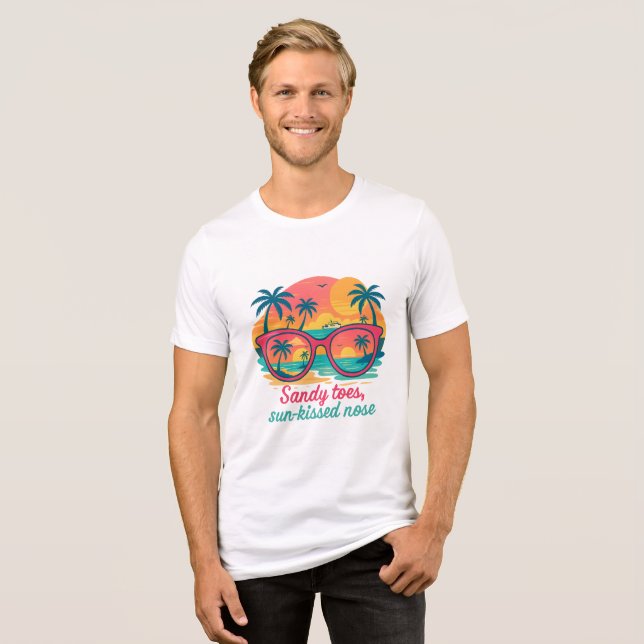 Camiseta zona de cruzeiro tropical (Frente Completa)