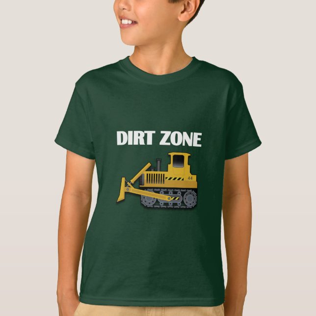Camiseta Zona de diafragma (Bulldozer) - Camisa-T básica pa (Frente)