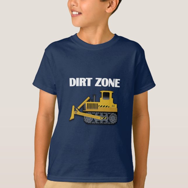 Camiseta Zona de diafragma (Bulldozer) - Camisa-T básica pa (Frente)