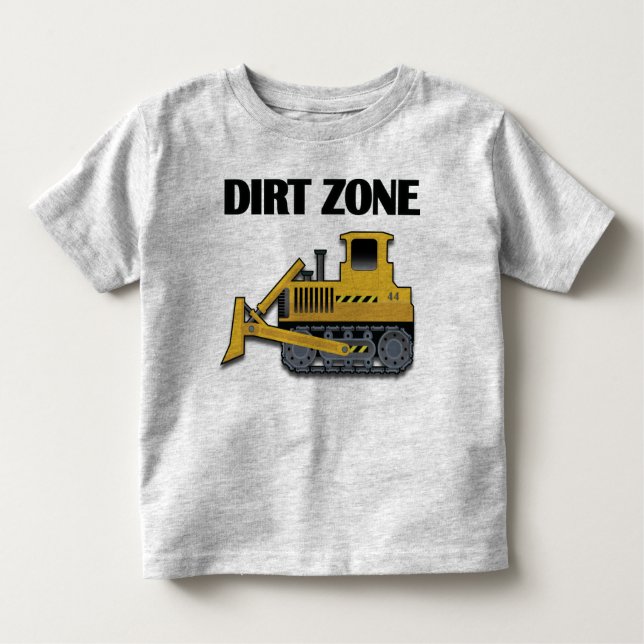 Camiseta Zona de diafragma (Bulldozer) - T-Shir de manga co (Frente)
