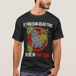 Camiseta Zona de Flatulência Mastim Napolitano 01