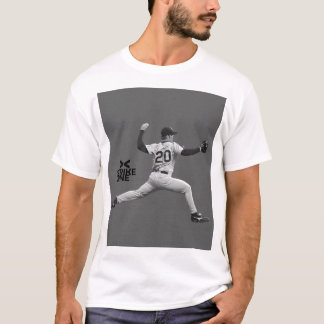 Camiseta Zona de Strike Símbolo do Arremessador de Beisebol