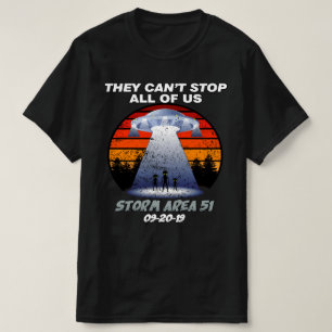 Camiseta zona de tempestade 51 eles não podem nos parar