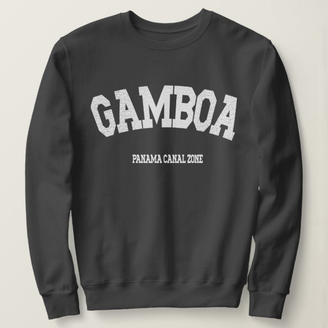 Camiseta Zona do Canal do Panamá: Gamboa (Frente do Design)