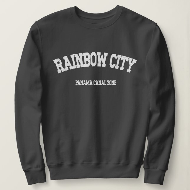Camiseta Zona do Canal do Panamá: Rainbow City (Frente do Design)