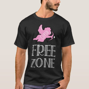 Camiseta Zona Livre De Cupido - Dia Anti-Valentina