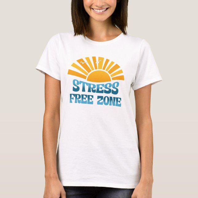 Camiseta Zona Livre de Estresse (Frente)