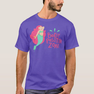 Camiseta Zona Positiva do Corpo da Sereia em roxo